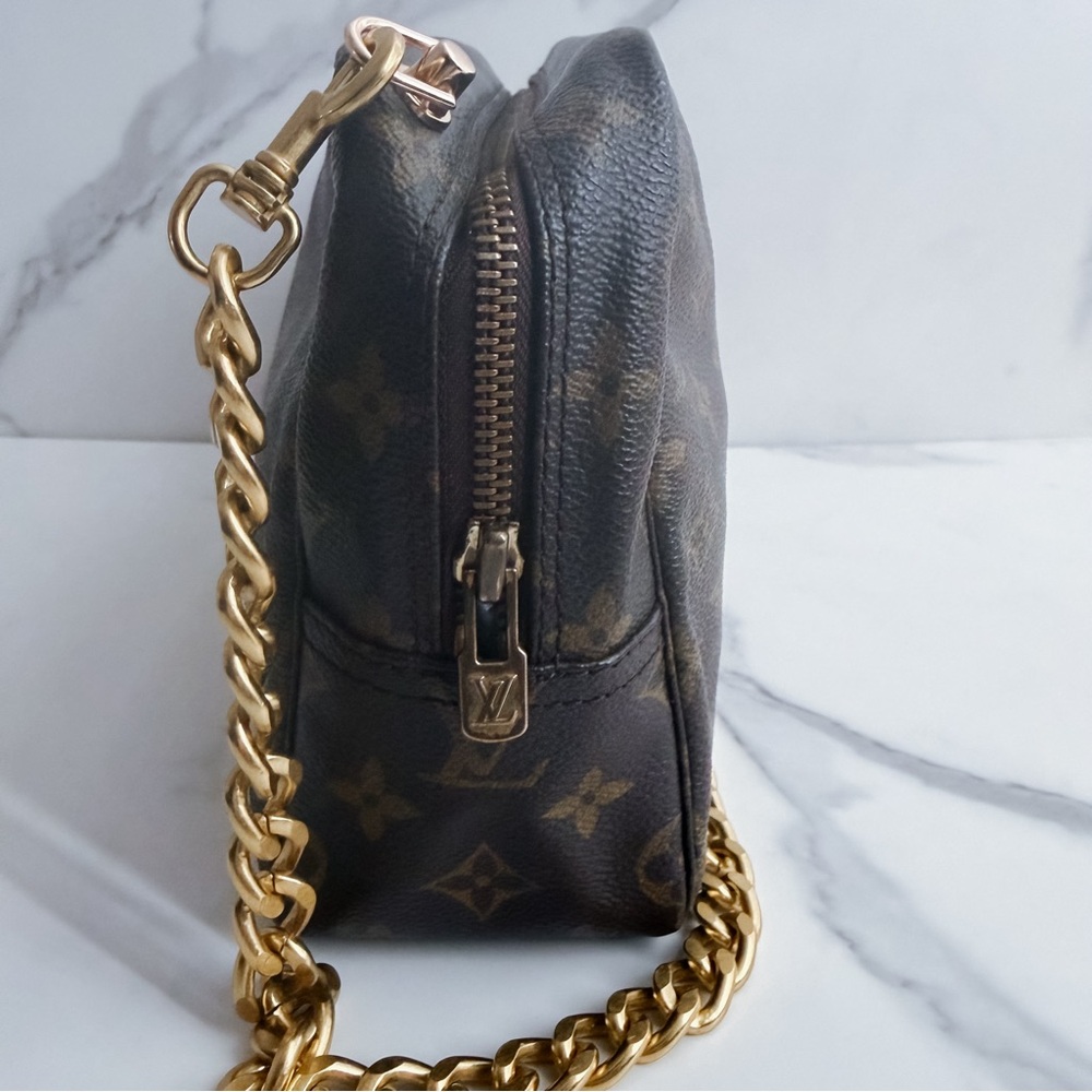 Louis Vuitton Monogram hand-painted crossbody 💙💐 - Picture 6 of 14